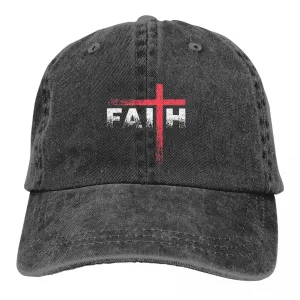 Christian Faith Cross Baseball Cap - Essential Headwear for Believers