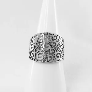 Chunky Bohemian Pattern Ring