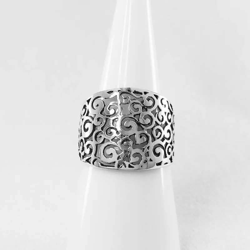 Chunky Bohemian Pattern Ring