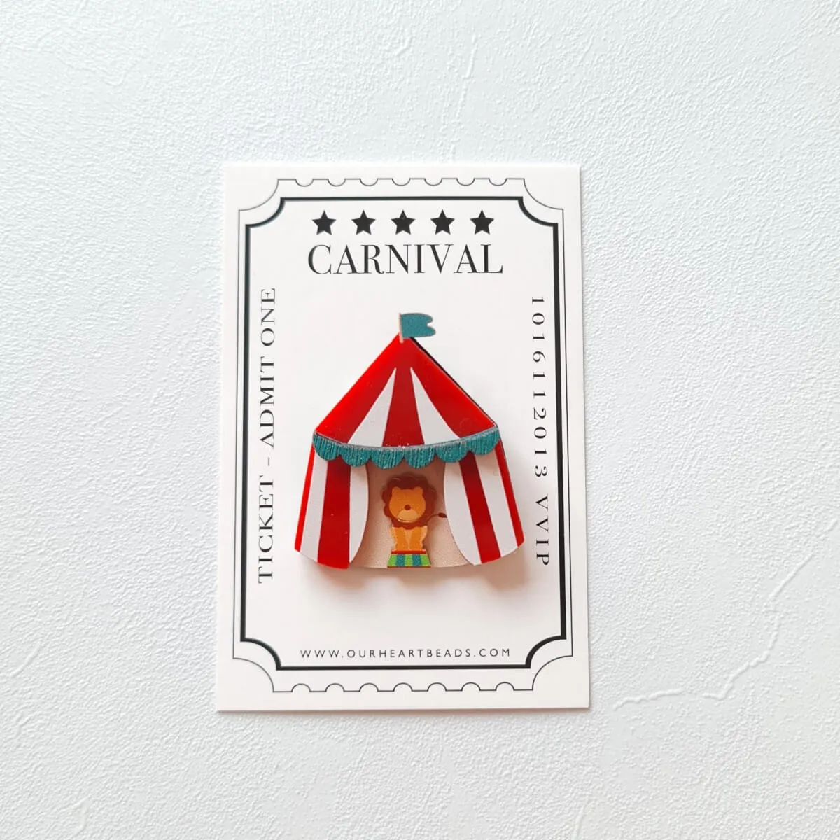 Circus Tent Brooch