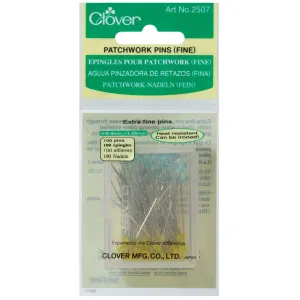 Clover Patchwork Pins (fine): 100 Pieces