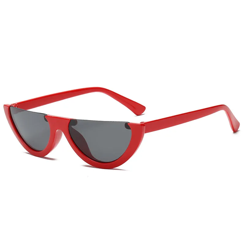Cool Trendy Half Frame Sunglass