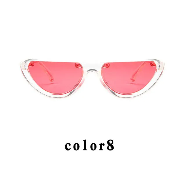 Cool Trendy Half Frame Sunglass