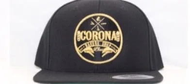 Corona Barbershop Plus Snapback Black & Gold