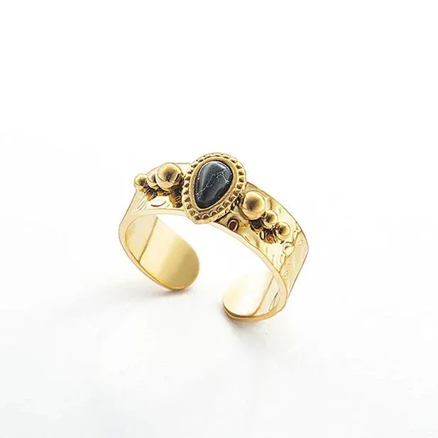 Creative Gold Plated Stainless Steel Rings
