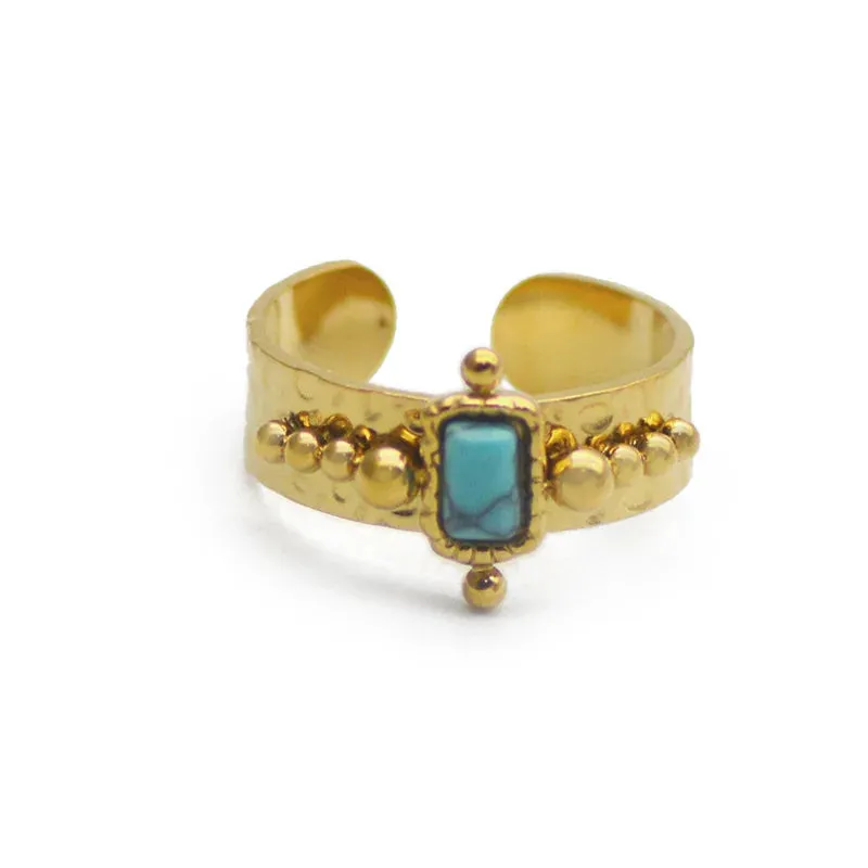 Creative Gold Plated Stainless Steel Rings