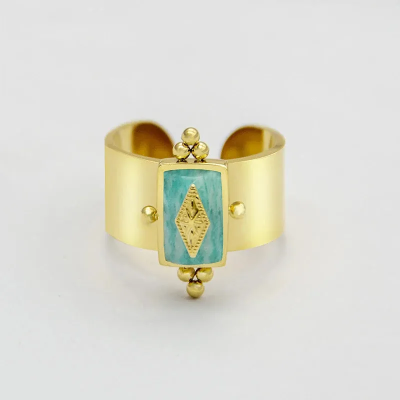 Creative Gold Plated Stainless Steel Rings