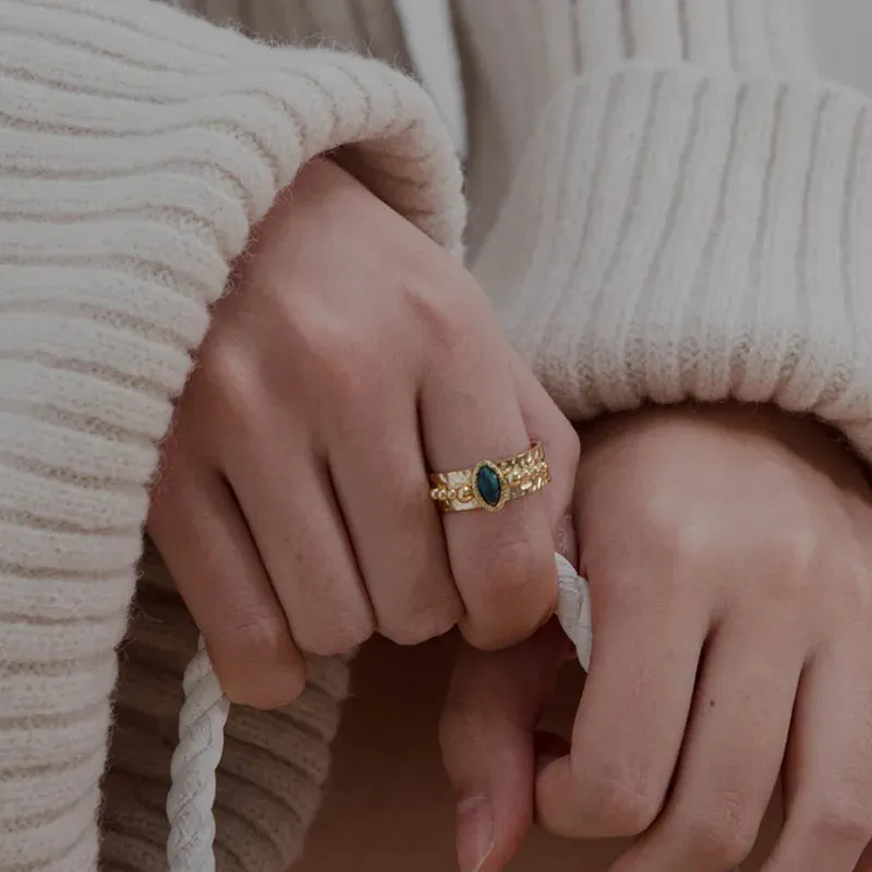 Creative Gold Plated Stainless Steel Rings