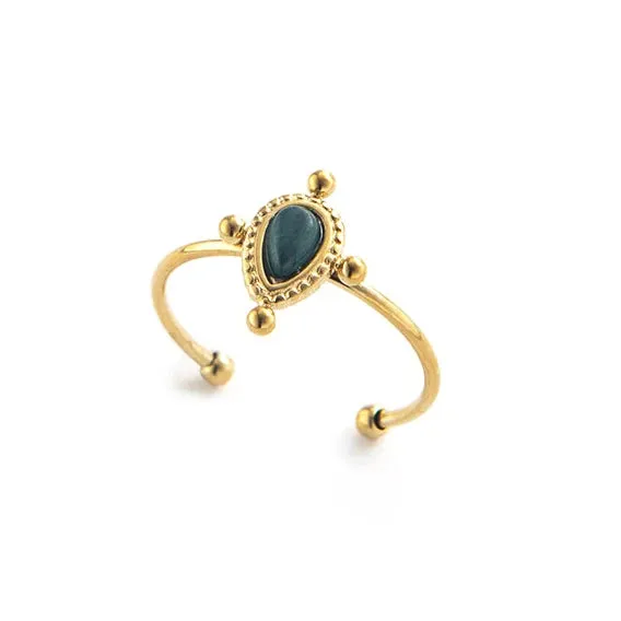 Creative Gold Plated Stainless Steel Rings