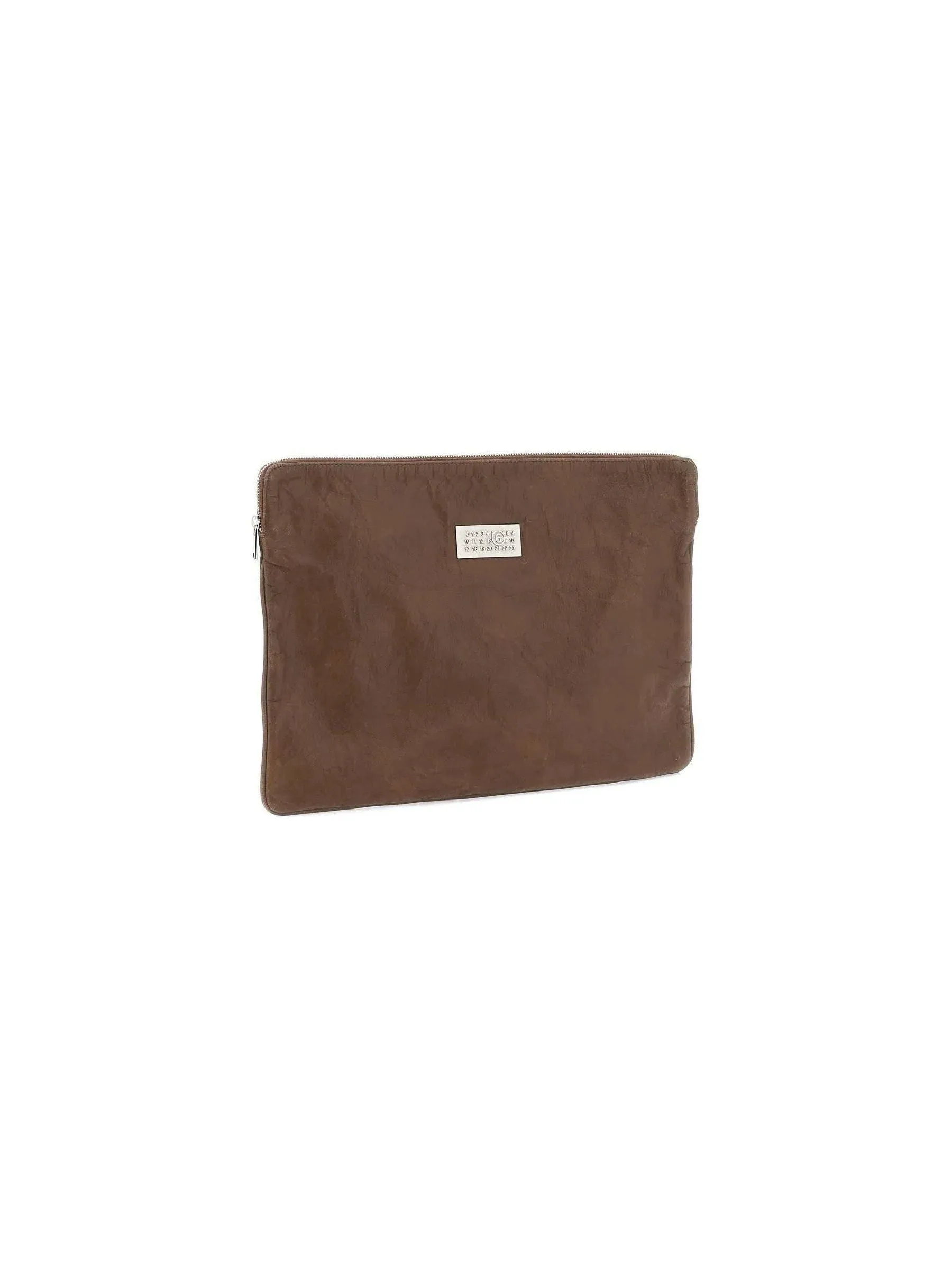 Crinkled Leather Document Holder