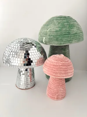 Customizable Velvet   Disco Shroomie Trio