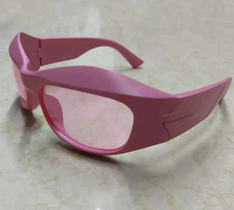 Cyber Y2K Punk Steampunk Sunglasses  UV400 Square Sports Shades for Women & Men