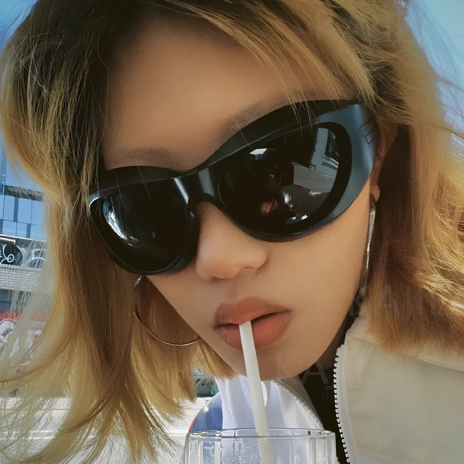Cyber Y2K Punk Steampunk Sunglasses  UV400 Square Sports Shades for Women & Men