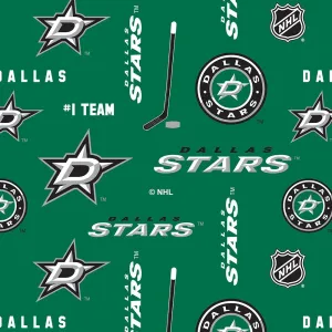 Dallas Stars - NHL Fleece Print - Logo