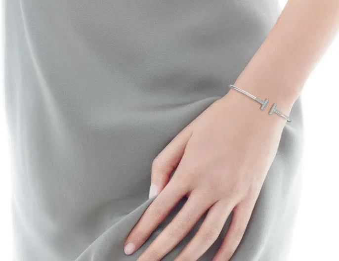 Dazzle Diva Bangle - Rose Gold