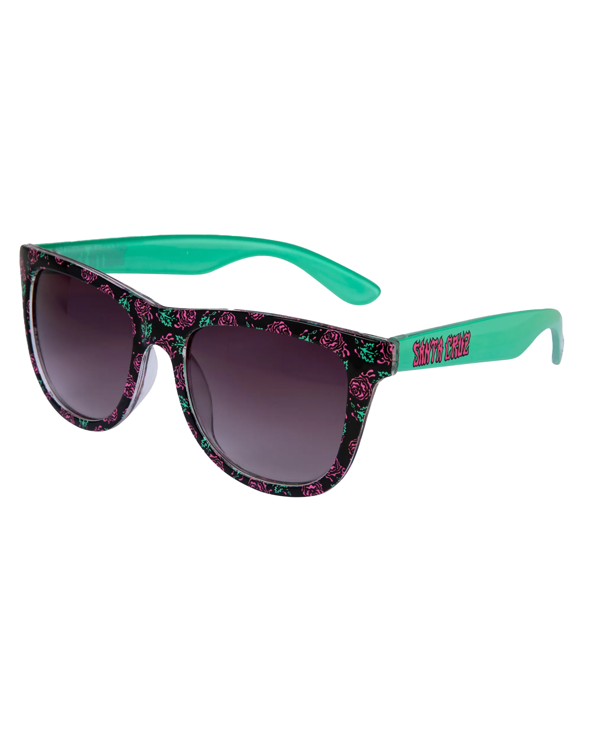 Dressen Roses Sunglasses in Black & Turquoise