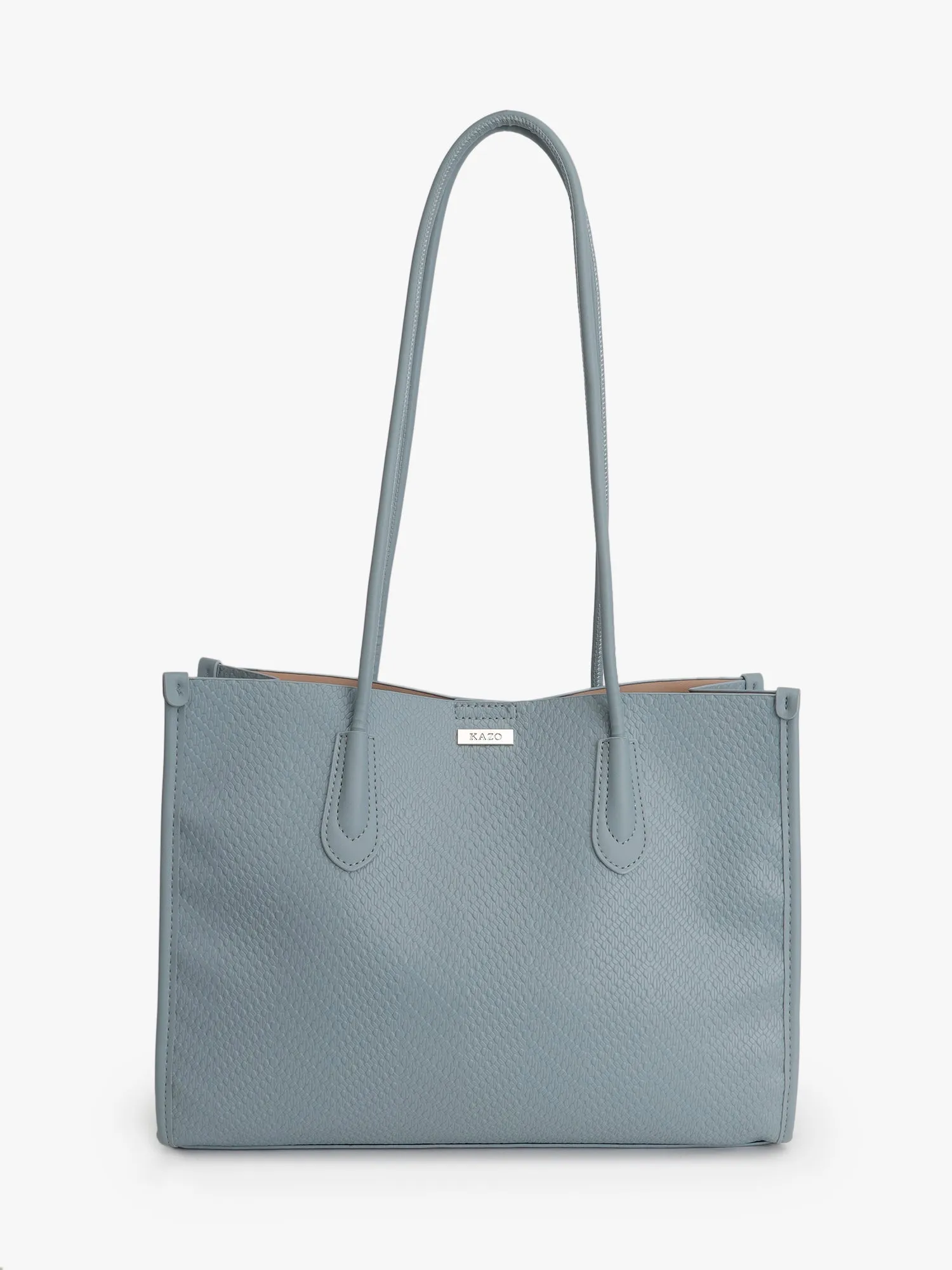 Effortless Textured Scarf Tote