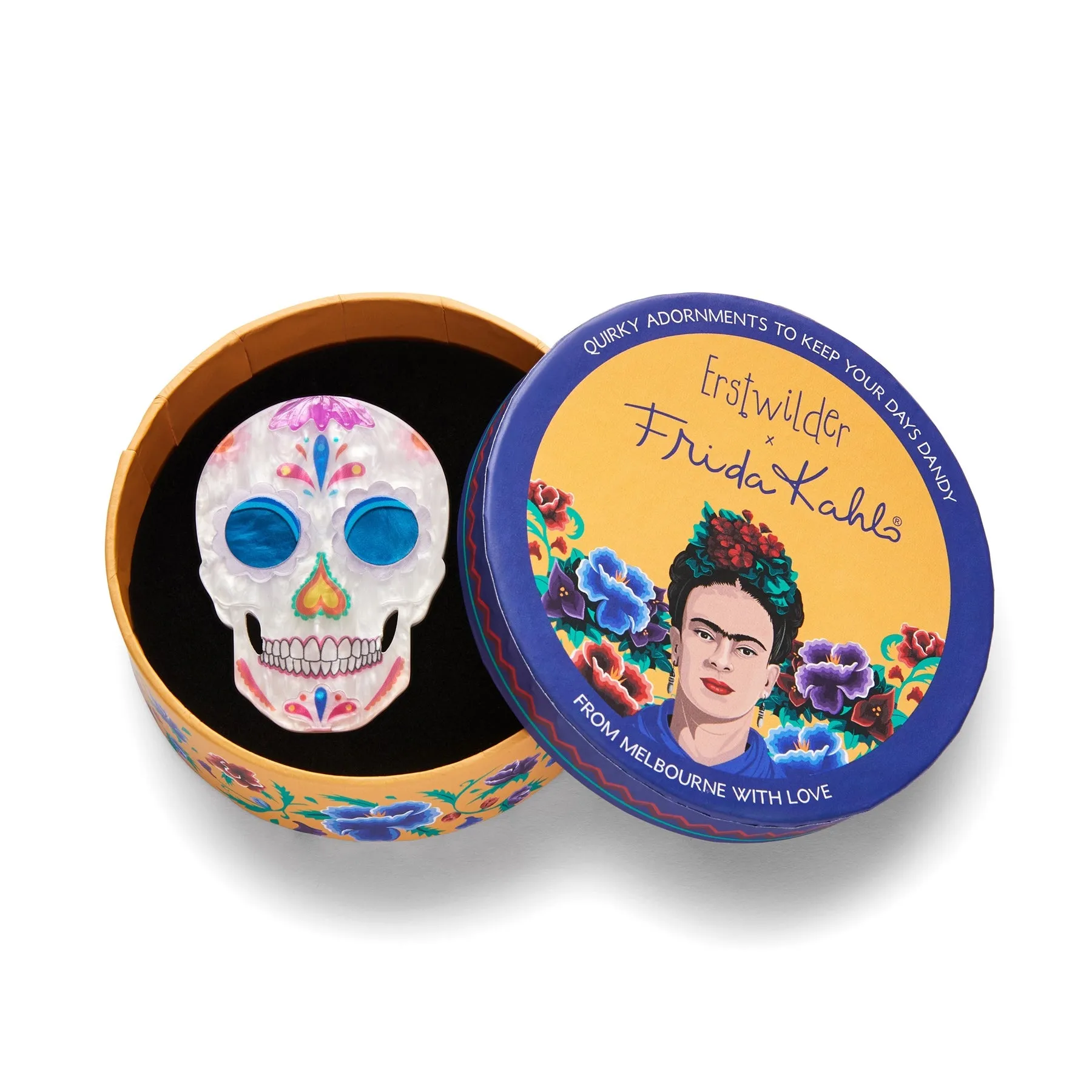 Frida Kahlo Collection Dia De Los Muertos Brooch