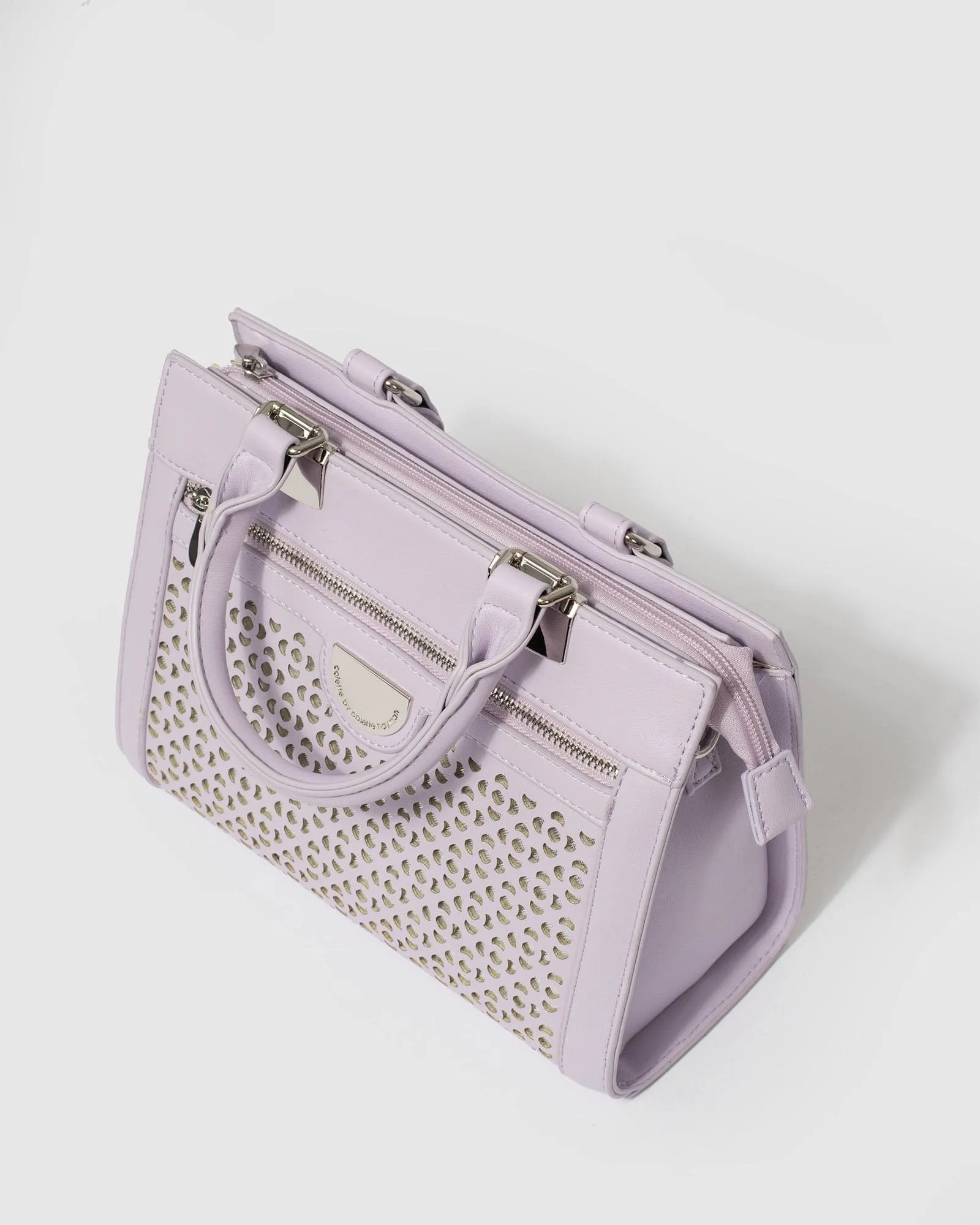 Ginger Punchout 2 Purple Tote Bag