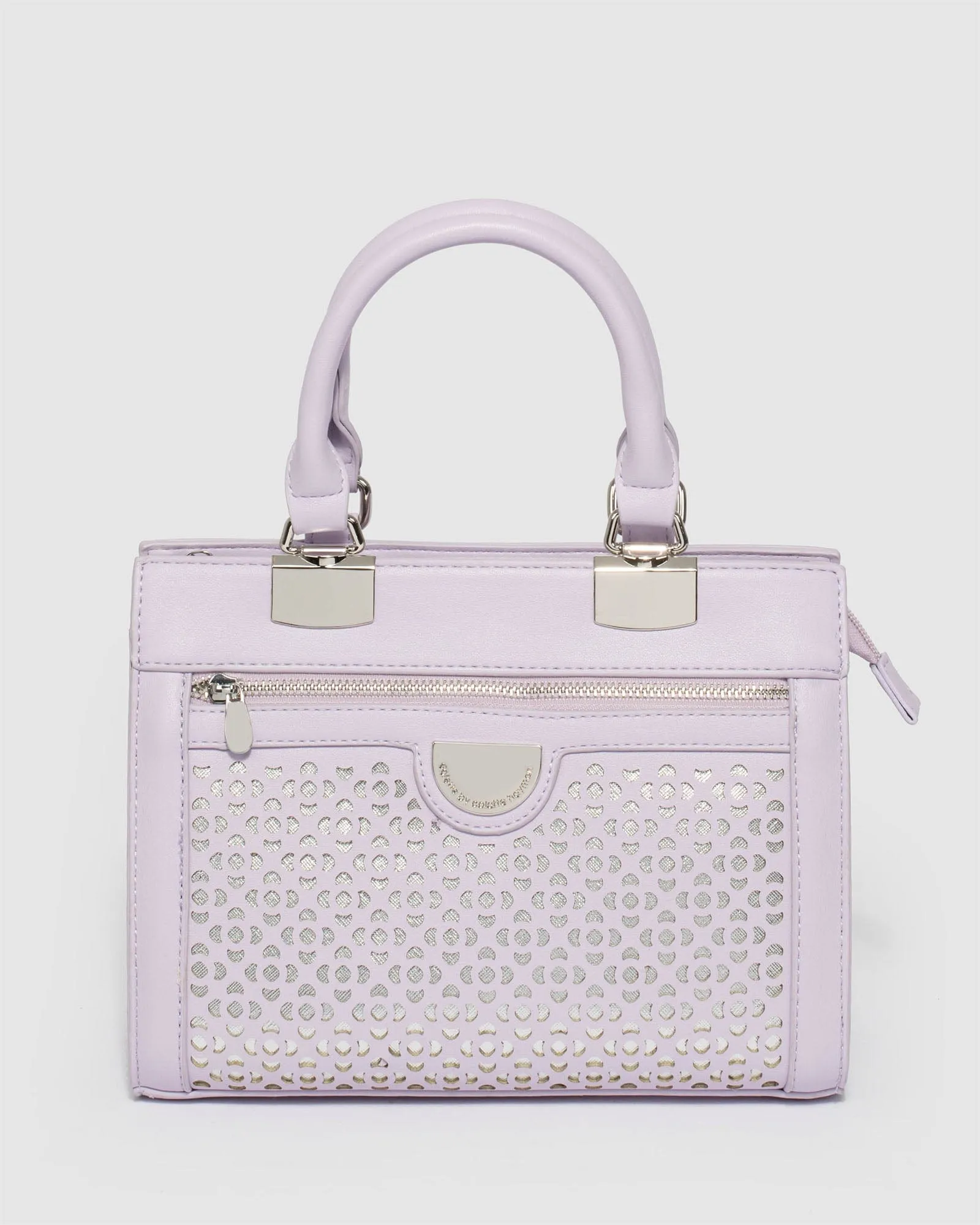Ginger Punchout 2 Purple Tote Bag