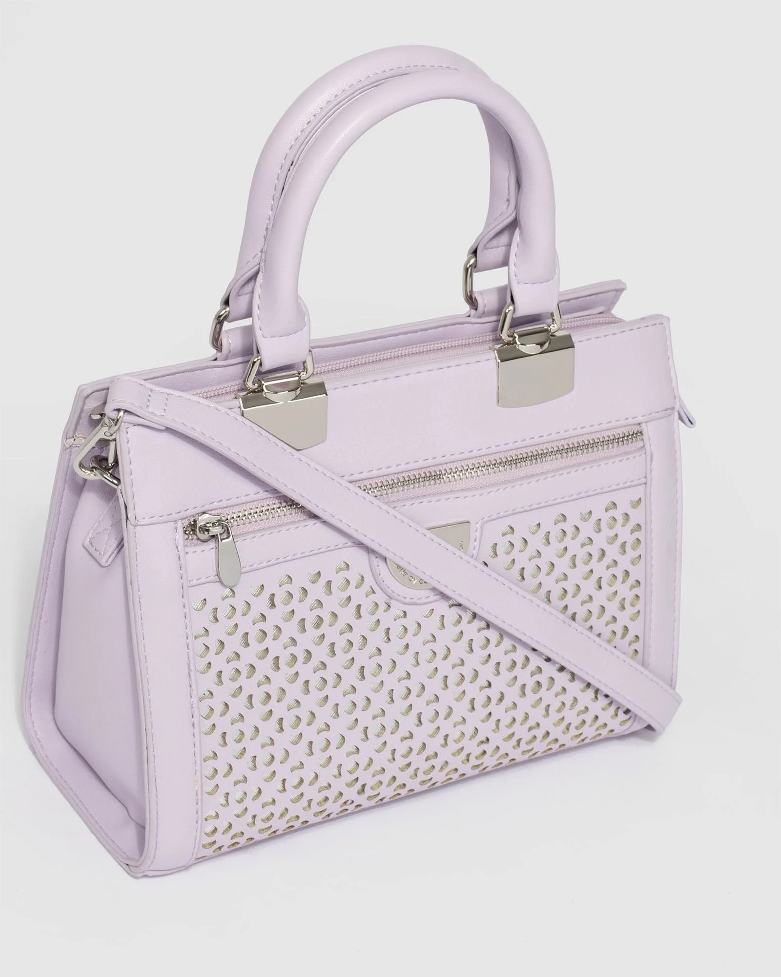 Ginger Punchout 2 Purple Tote Bag