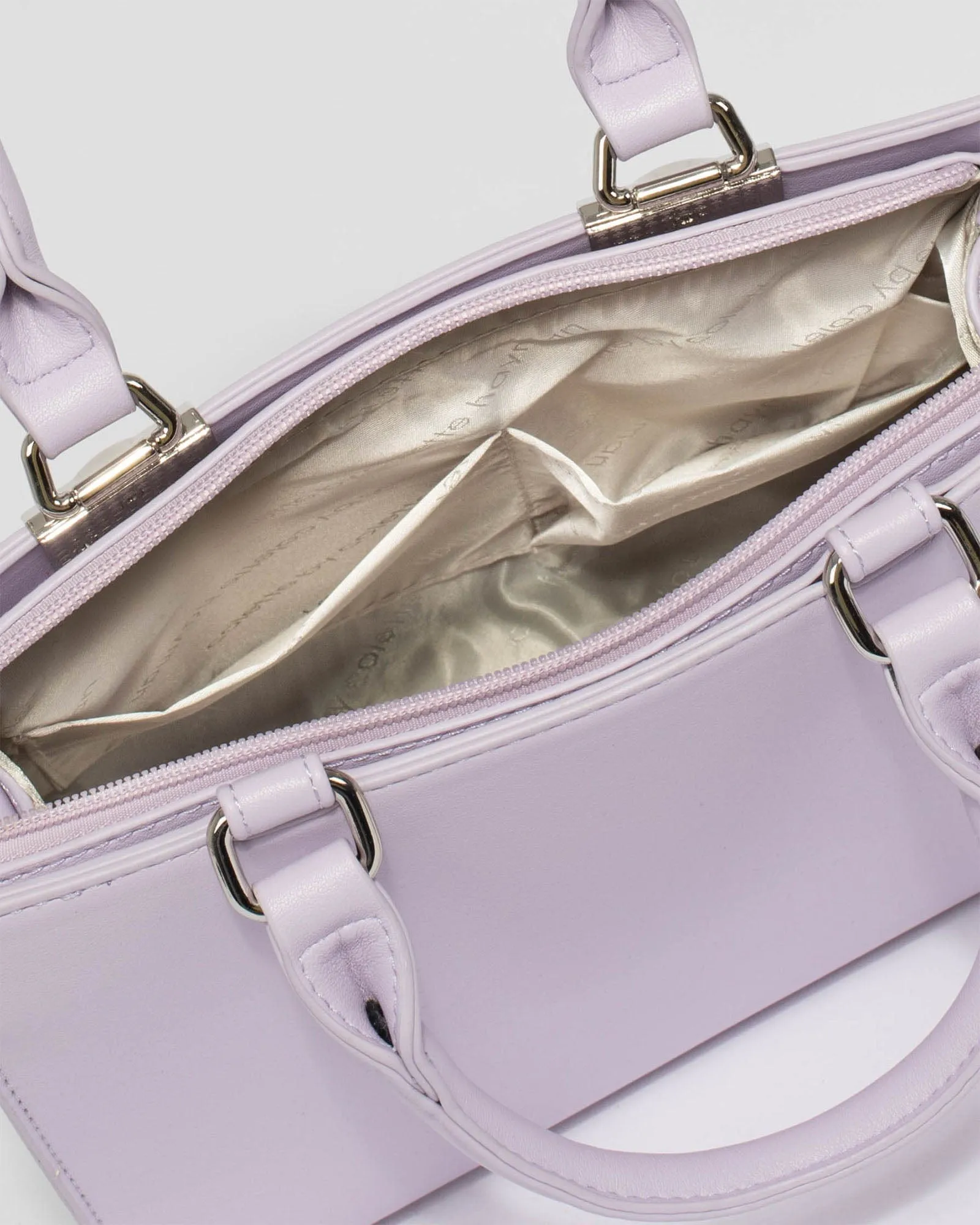Ginger Punchout 2 Purple Tote Bag