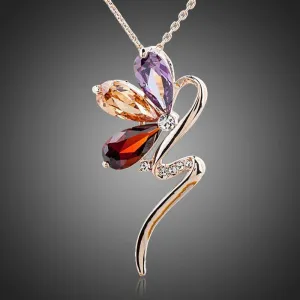 Golden Snake Pendant Necklace KPN0089