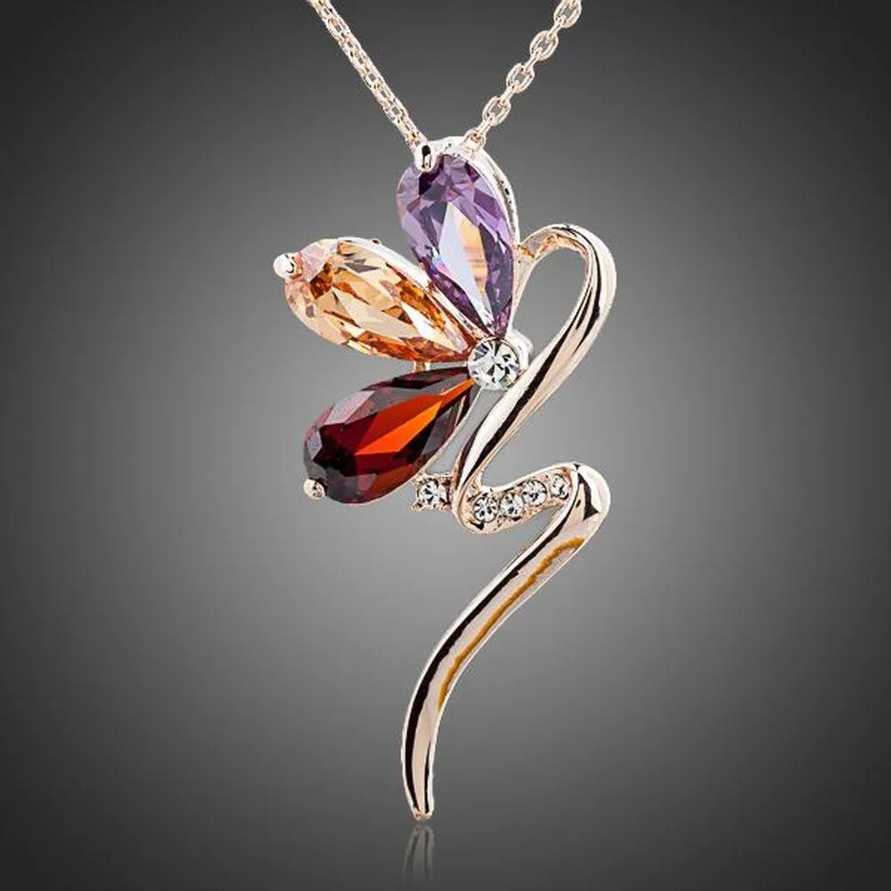 Golden Snake Pendant Necklace KPN0089