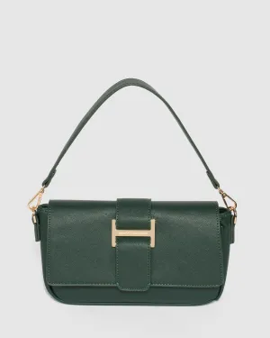 Green Alease Baguette Bag