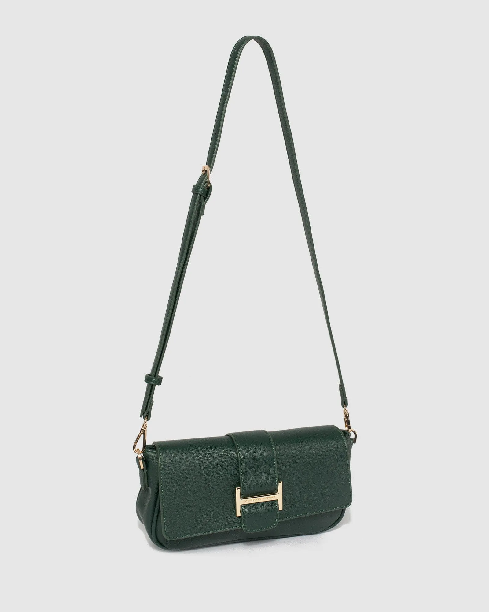 Green Alease Baguette Bag
