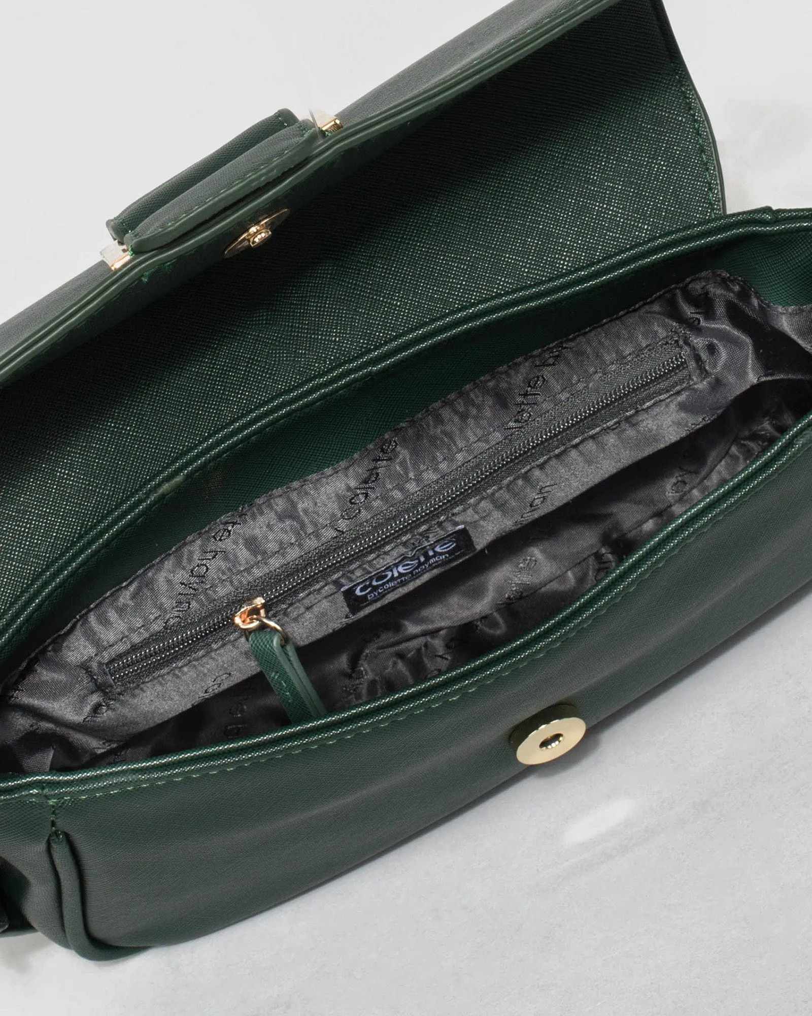 Green Alease Baguette Bag