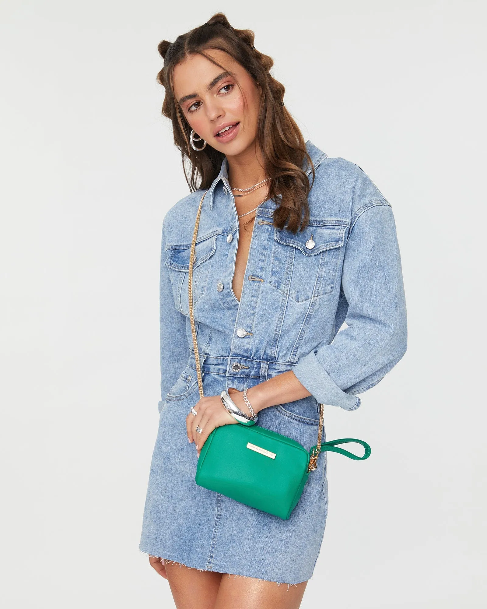 Green Suri Crossbody Bag