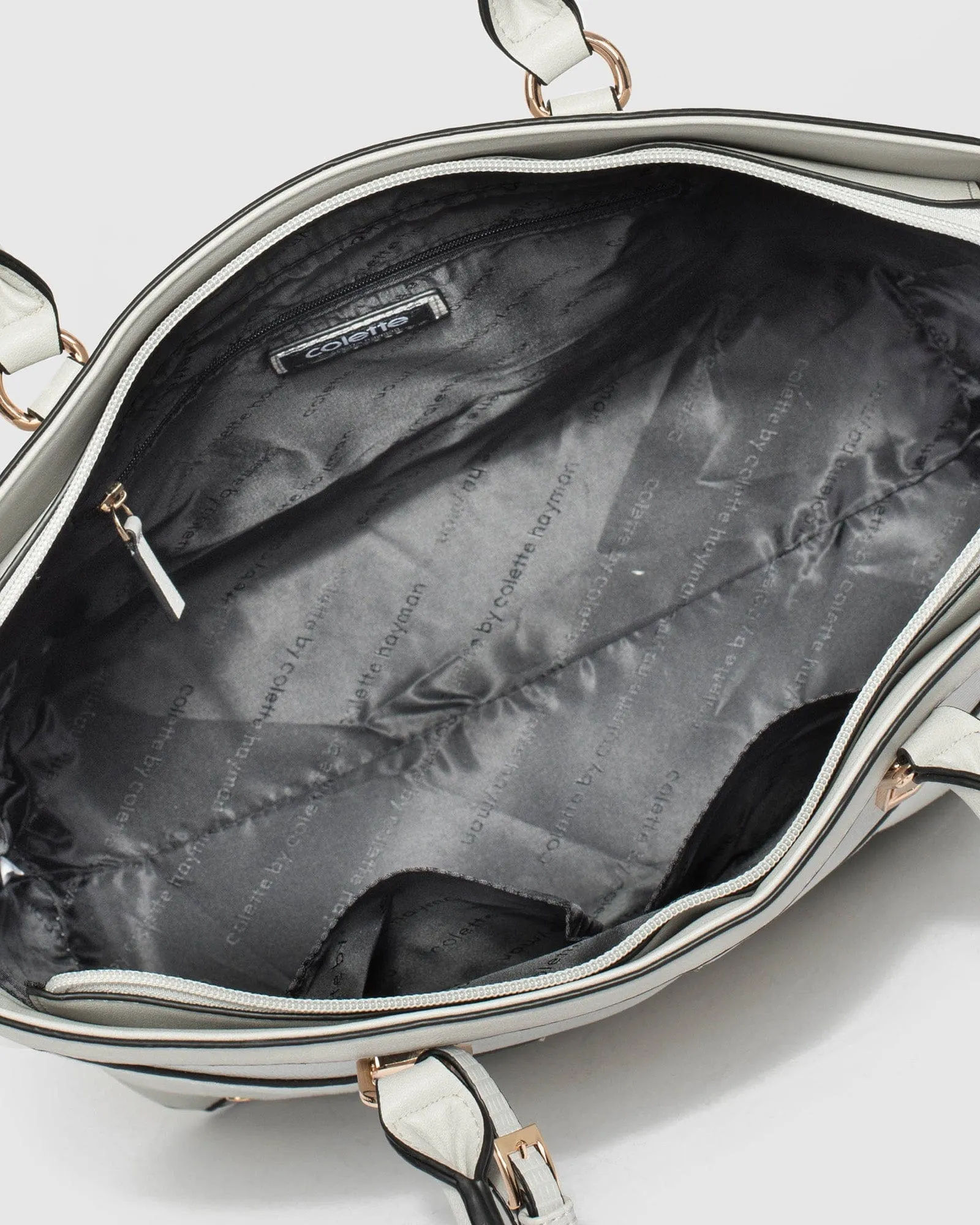 Grey Gustava Tag Tote Bag