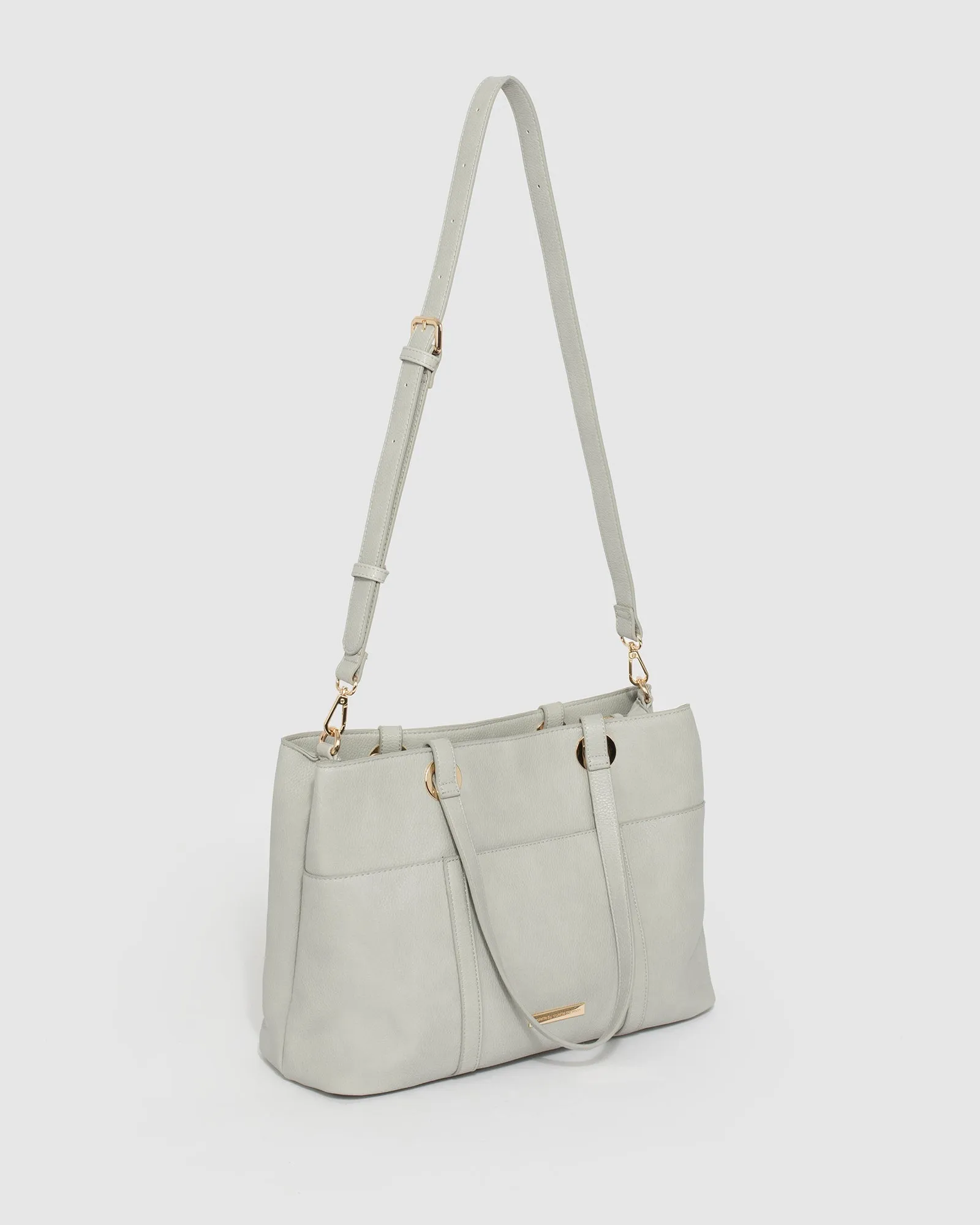 Grey Shanice Large Tote Bag