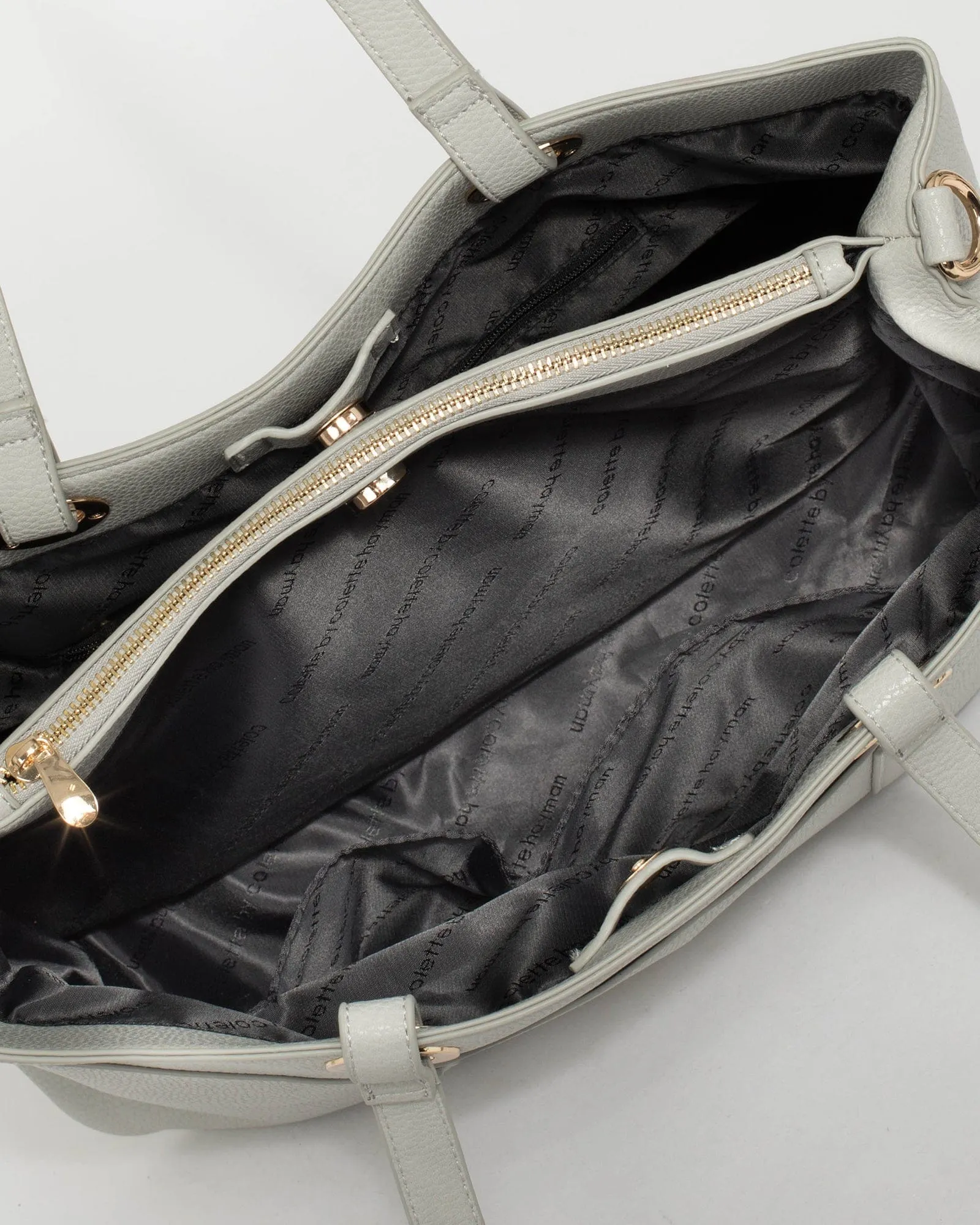 Grey Shanice Large Tote Bag