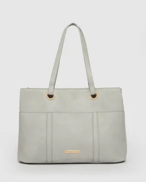Grey Shanice Large Tote Bag