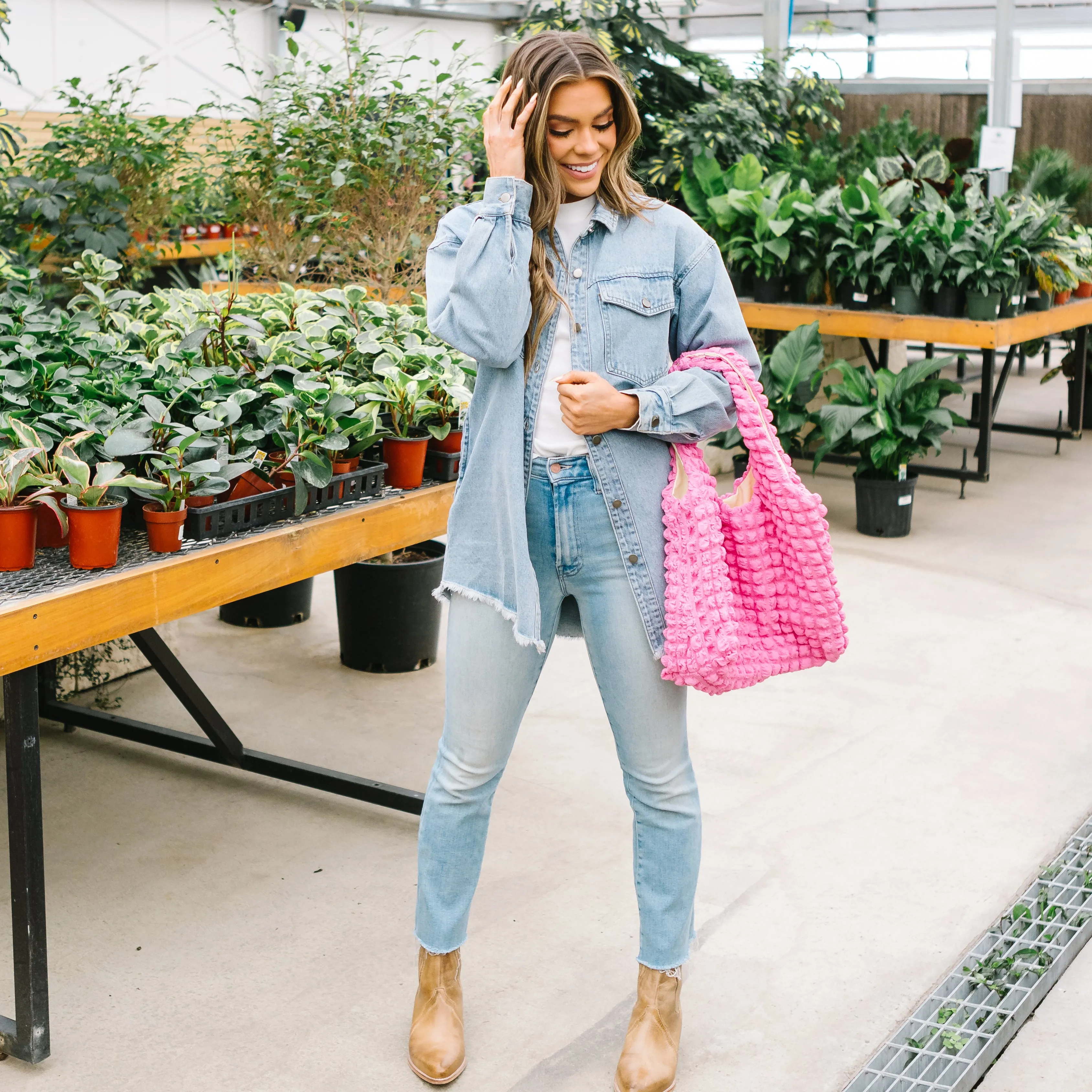 Gwyneth Puff Textured Handbag