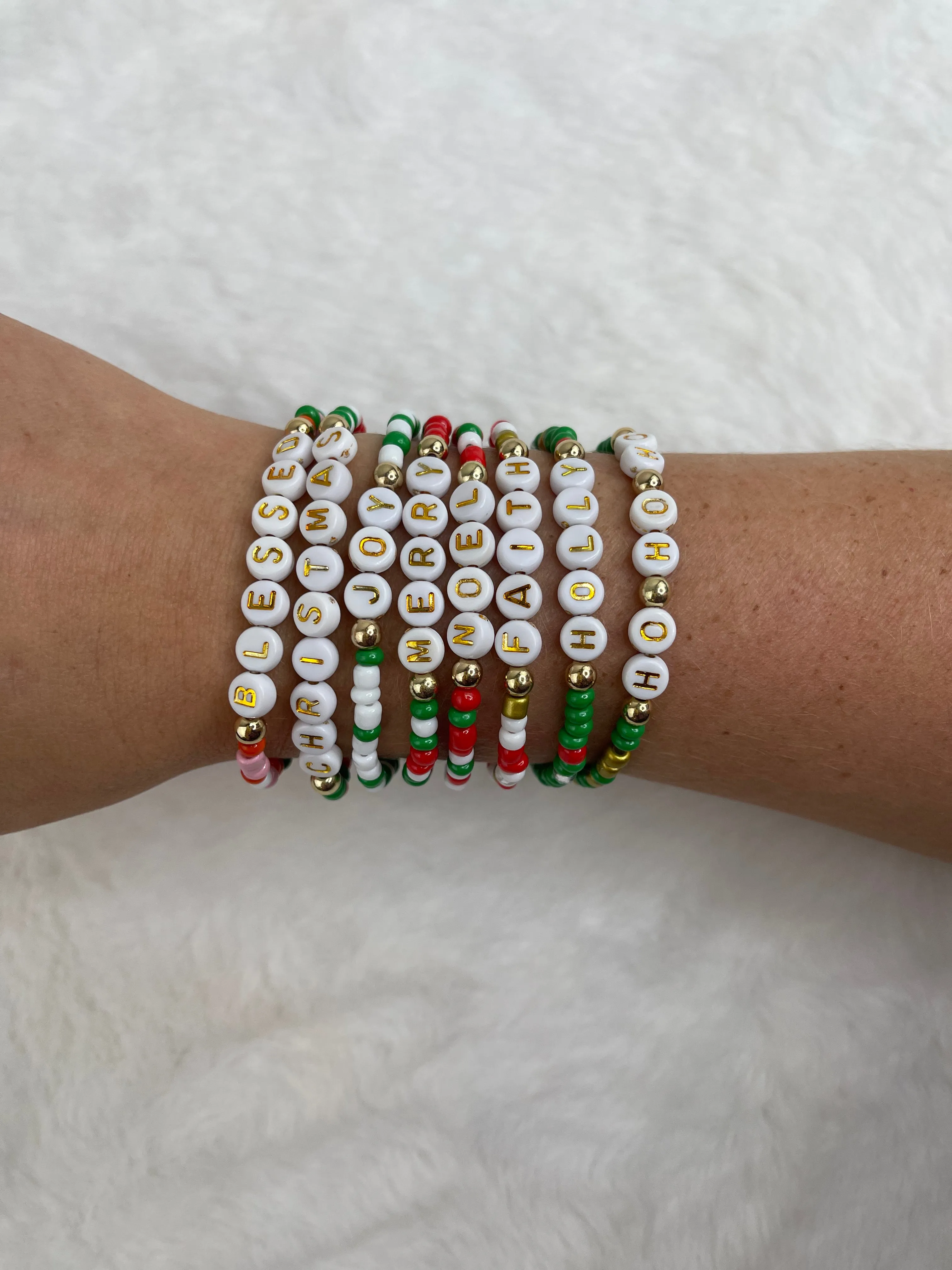 Holiday Mix Bracelets