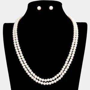 iLLASPARKZ Double Layered Pearl Necklace