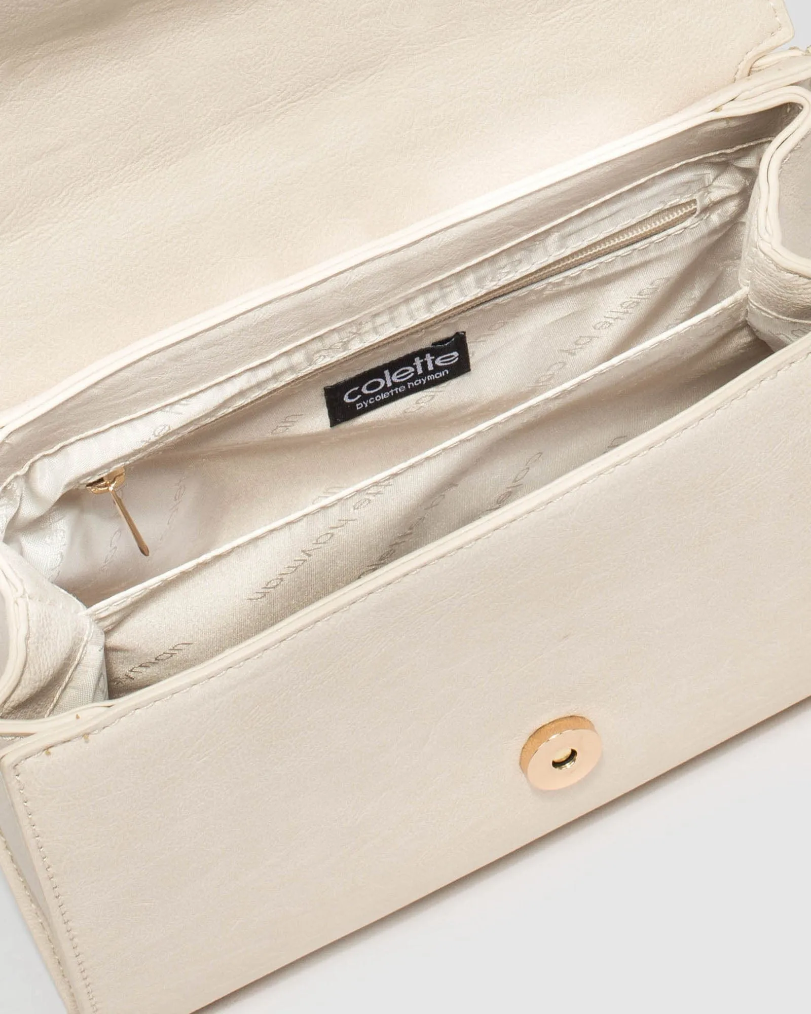 Ivory Cacie Top Handle Bag