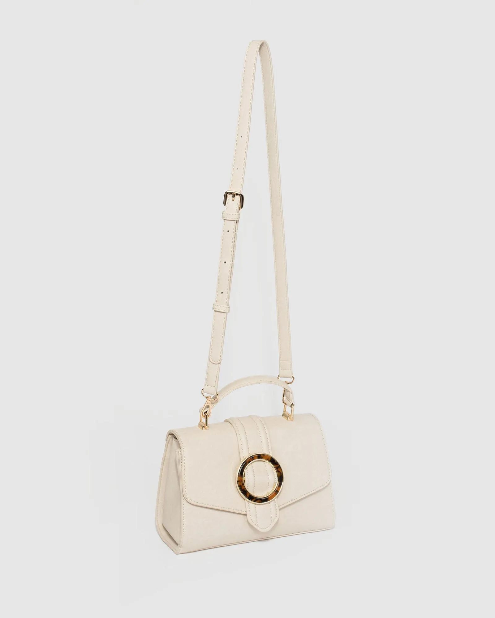 Ivory Cacie Top Handle Bag