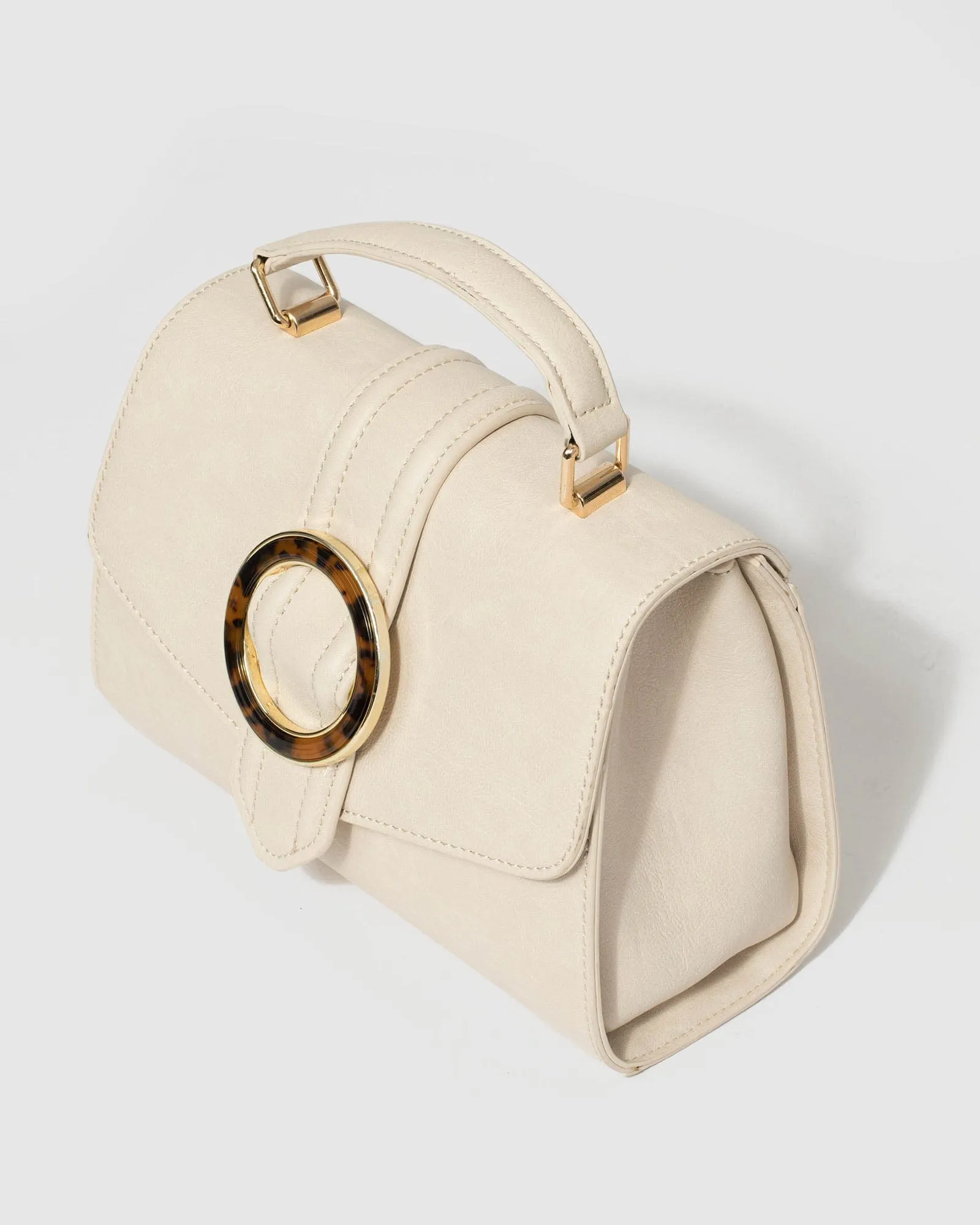 Ivory Cacie Top Handle Bag