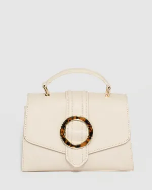 Ivory Cacie Top Handle Bag