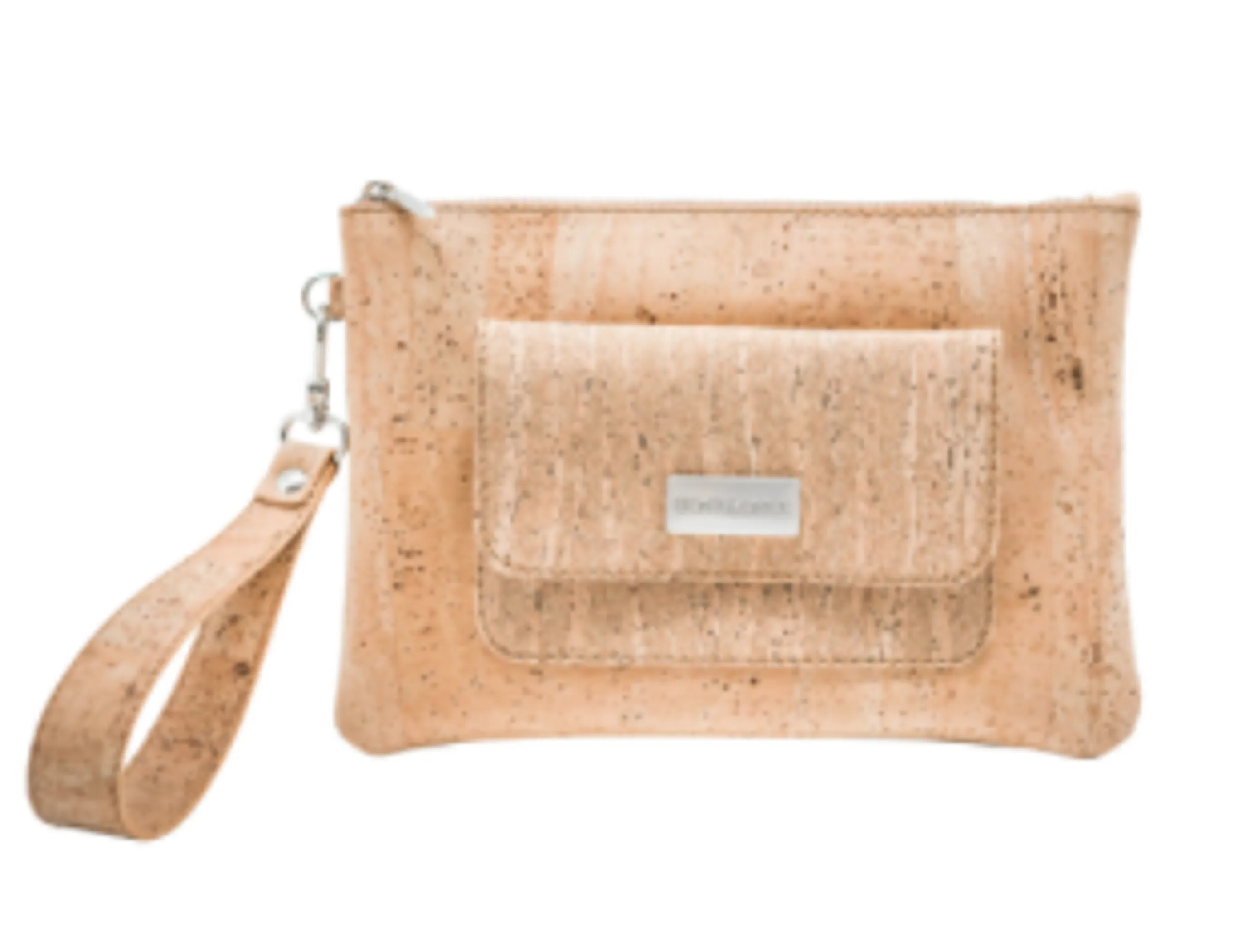 Leia Cork Wristlet - Marble