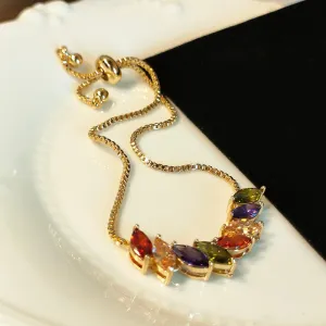 Luxurious Shiny Colorful AAA Cubic Zirconia Bracelets