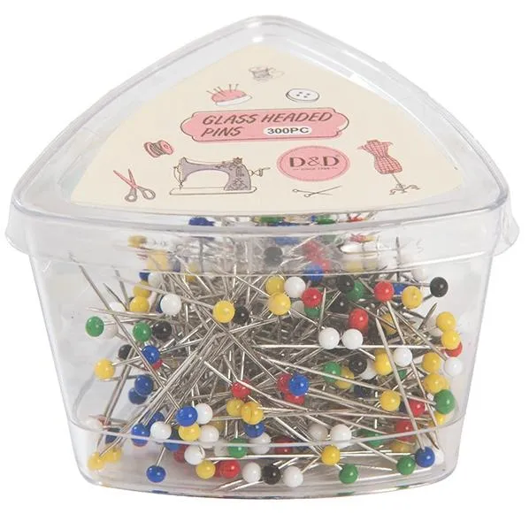 Makr Glass Headed Pins