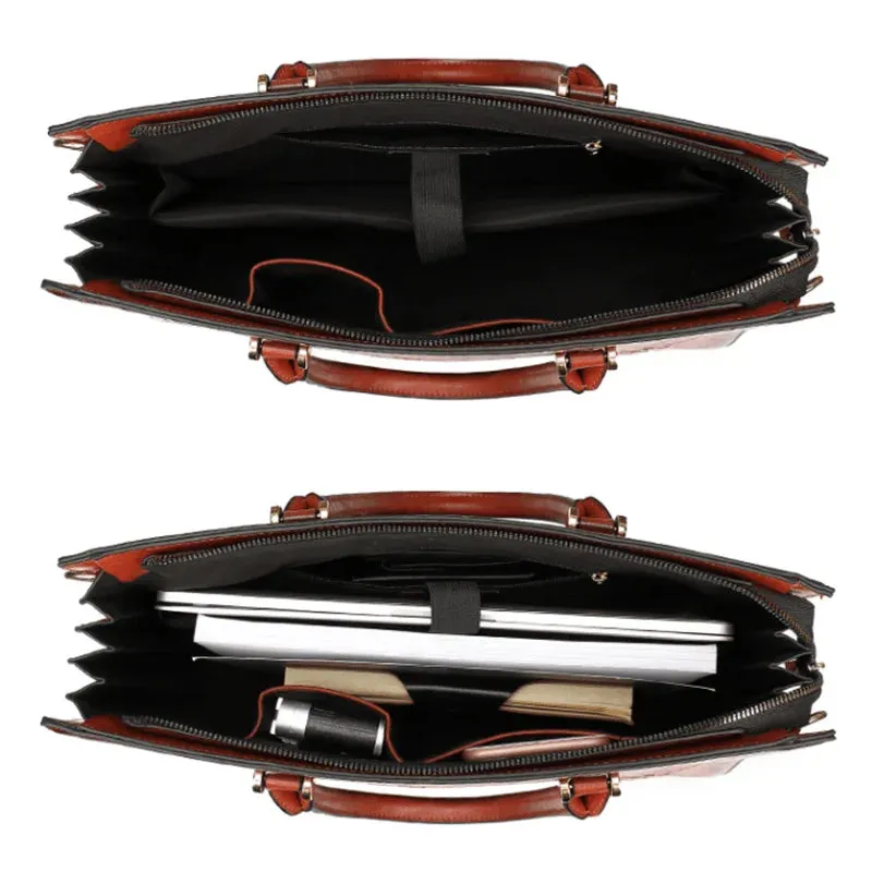MOTAORA Vintage Embossed Leather Top-handle Bags