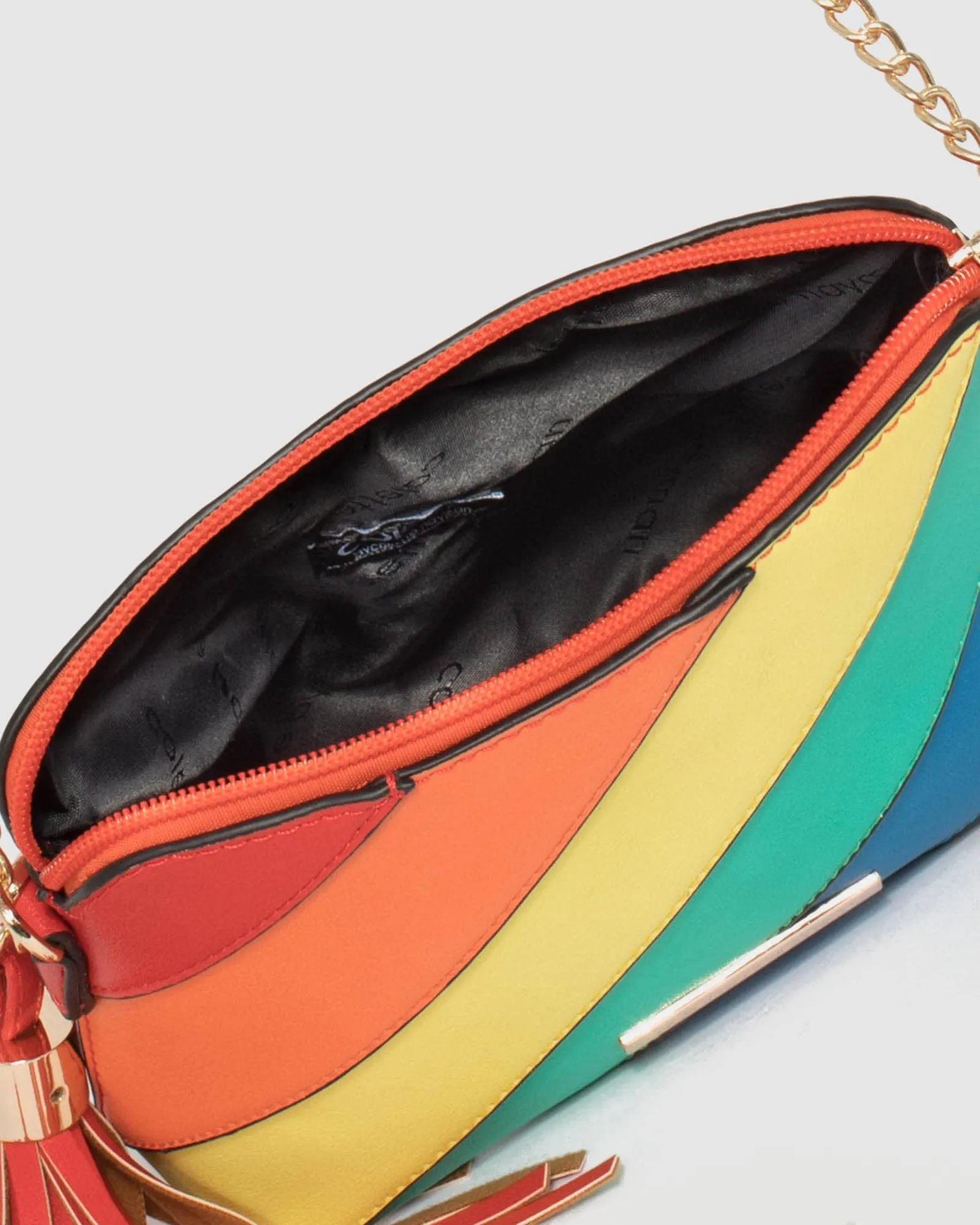 Multi Colour Karen Panel Crossbody Bag
