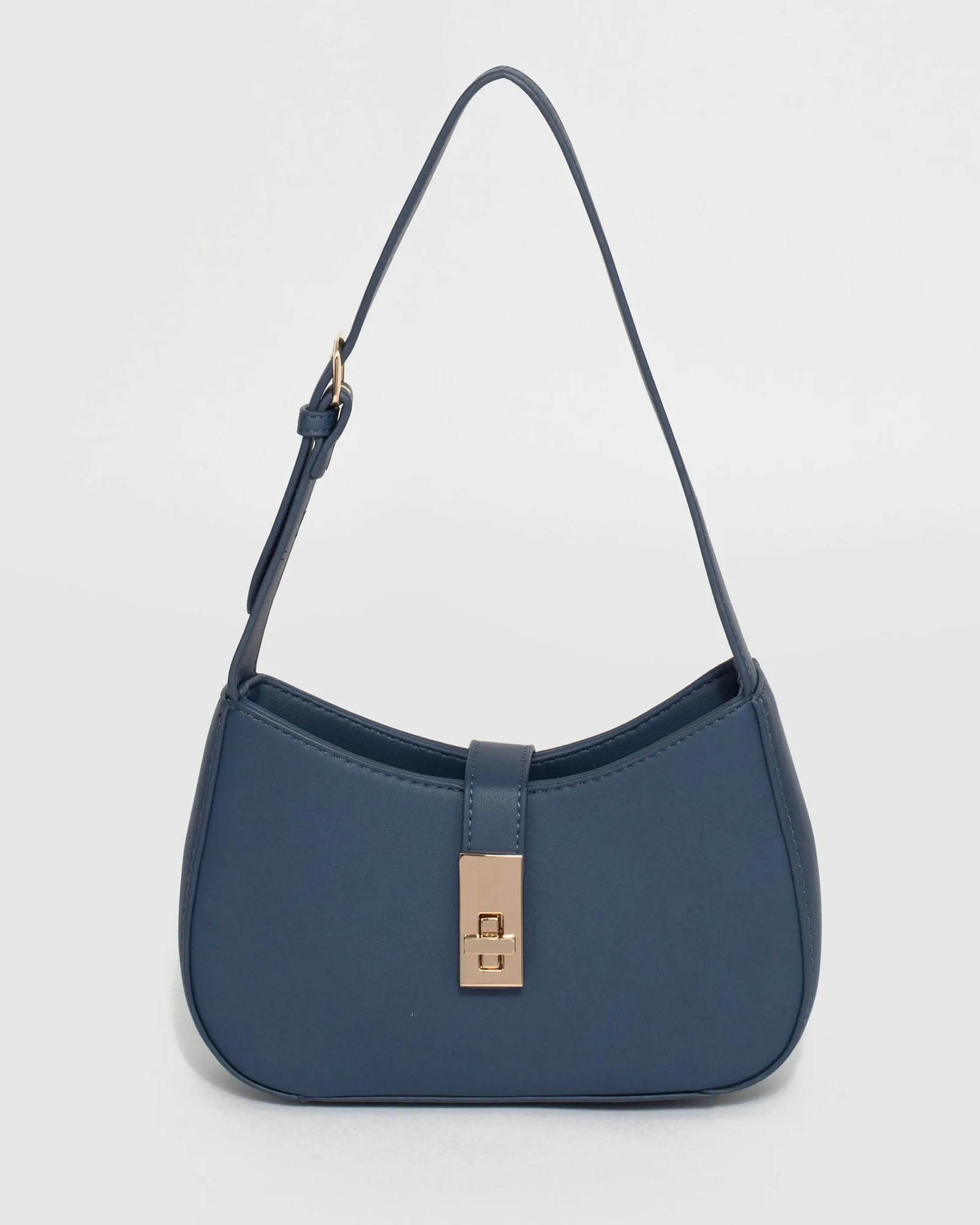 Navy Blue Markeeta Lock Bag