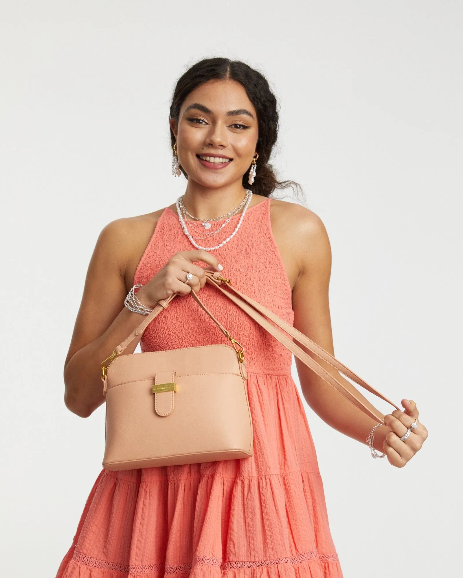 Nude Maple Crossbody Bag